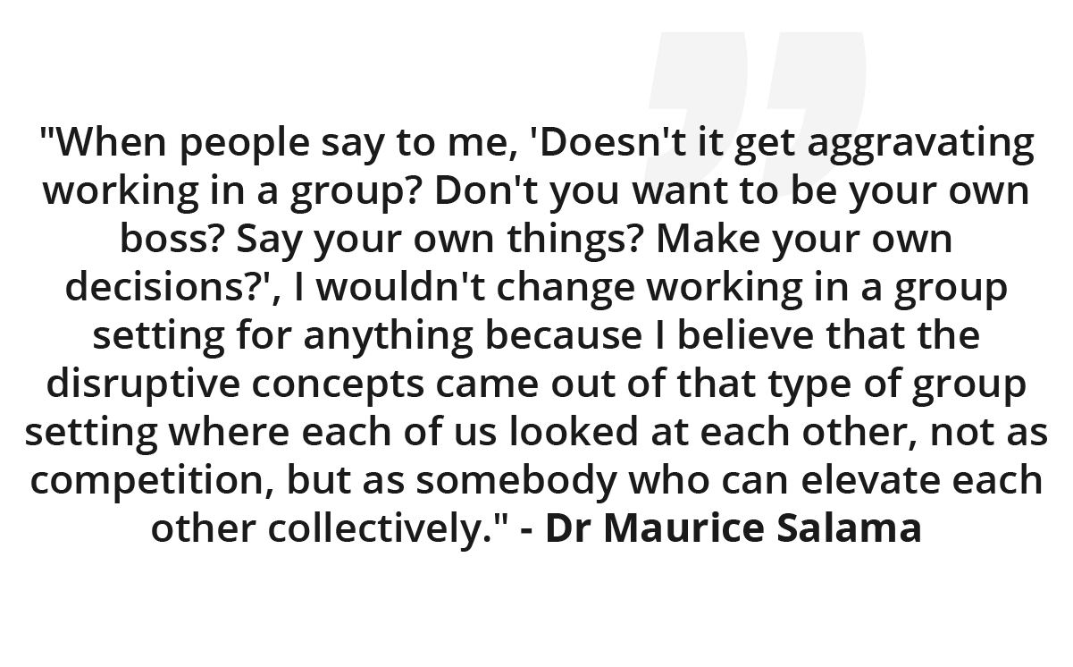 Dr Maurice Salama Quote