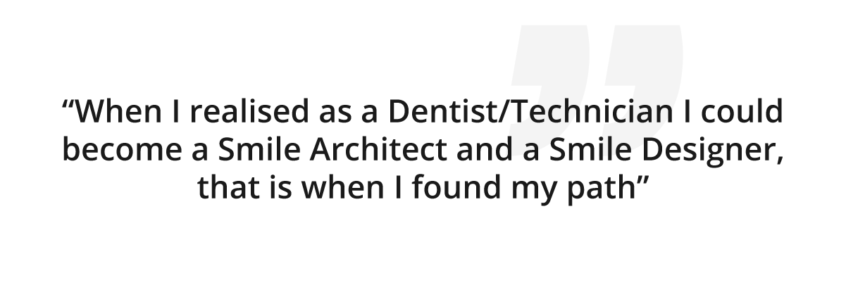 Dentist/Technician become Smile Architect and Smile Designer Quote Image
